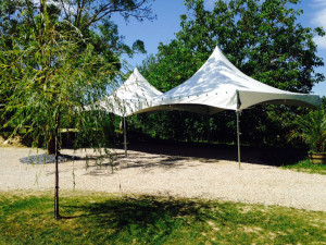 Le Domaine de Flore - Les deux pagodes offrent 72 m2 couvert dans le jardin