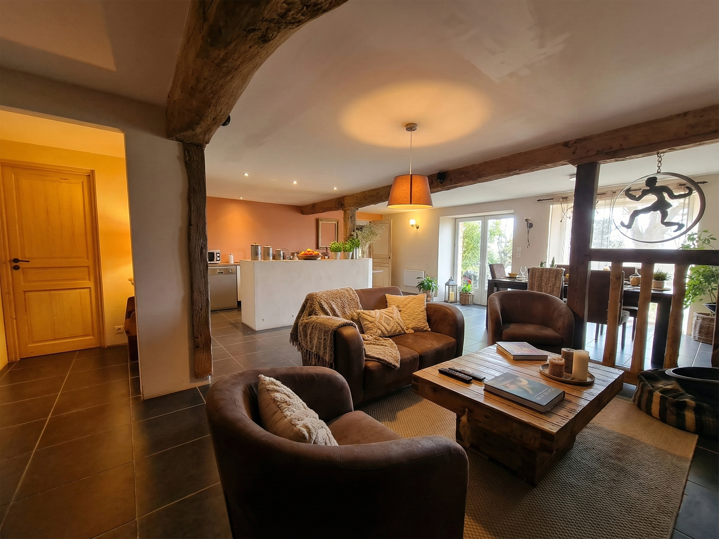 Domaine de Flore vue gîte